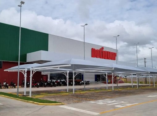 Sombrite para estacionamento na Potiguar