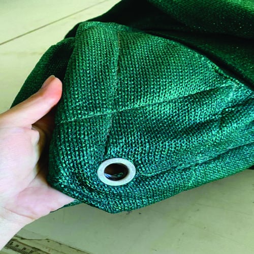 Kit completo de sombrite para garagem com estrutura inclusa